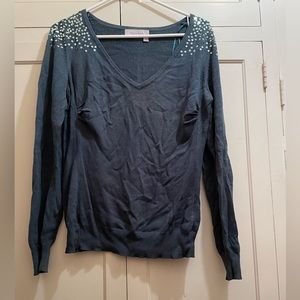 Pepperberry sequin sweater *stain*